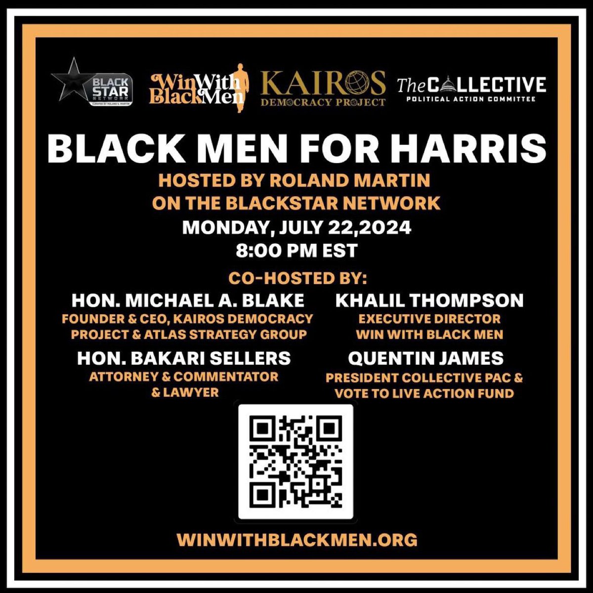JordanforNH's tweet image. Register: streamyard.com/watch/62XRxNxN…

#BlackMenforHarris