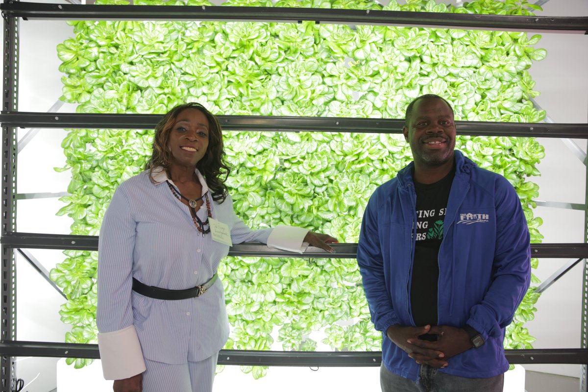 Ponix (@ponixfarms) on Twitter photo Here are our first pair of farmers leading the way in our CFS Hydroponic Farmer program! Let's welcome Hillery Goodgame from @bhnpatlanta, and Patrick Muhammad from <a href="/yourfaithfarms/">Patrick "The Principal Farmer"</a>, who are pioneering organic, regenerative, and climate-smart farming practices in Fulton Countyπ± Here are our first pair of farmers leading the way in our CFS Hydroponic Farmer program! Let's welcome Hillery Goodgame from @bhnpatlanta, and Patrick Muhammad from <a href="/yourfaithfarms/">Patrick "The Principal Farmer"</a>, who are pioneering organic, regenerative, and climate-smart farming practices in Fulton Countyπ±