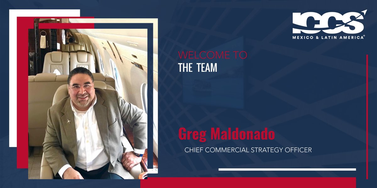 ICCSMexico's tweet image. We are very happy to welcome Greg Maldonado to ICCS&apos; family as our Chief Commercial Strategy Officer.  

Welcome aboard, Greg!

#ICCS #BizAV #TripSupport #GroundHandling #FBOs #Fuel #Permits #Catering