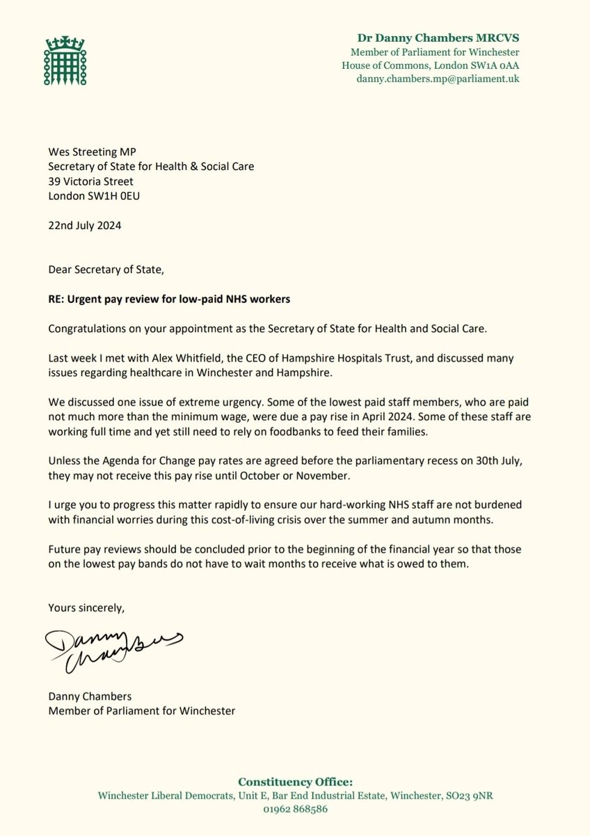 Danny Chambers MP 🔸🩺 tweet media