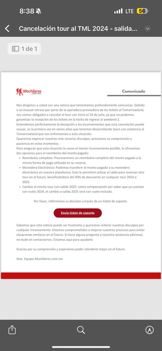 cato104's tweet photo. @Profeco  me podrían apoyar contra esta agencia d viajes que nos hizo pagar y 4 días antes nos canceló se llama https://t.co/4WVh7gaQ9x https://t.co/UfOoDX6BMY