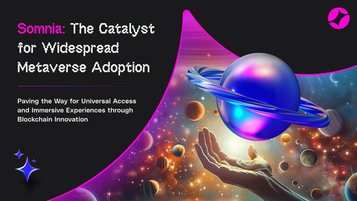 Somnia_Network's tweet photo. 🚀 The future of the #metaverse is here with Somnia! 🌐✨

https://t.co/5jtH555o35

Are you struggling with fragmented virtual worlds and limited creator opportunities? 

Somnia’s #L1 #blockchain and omni-chain protocols are the key to overcoming these barriers. By enabling seamless interoperability, high-quality experiences, and efficient monetization, Somnia is paving the way for mass adoption of the metaverse.

Join us and be part of the revolution! 🚀