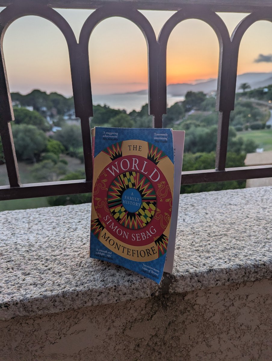 nickclord's tweet photo. Reading this great book about family dynasties and power. Mine are arguing over whose turn it is to press the lift button. In Corsica. https://t.co/aUa7mUWK98