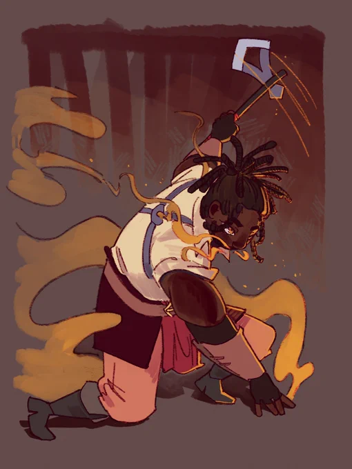 i keep forgetting to post my attacks RAHH #artfight2024  for , @/Hi-Im-Vez, @/ACatNamedMack, and @/Foxxology respectively!!