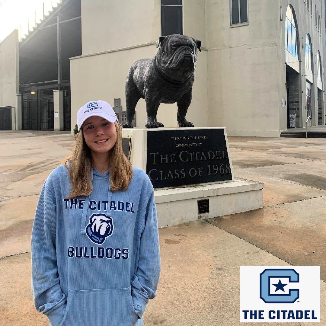 SydneyMartin_08's tweet image. Thank you to the awesome coaching staff at @CitadelWSoccer for an enjoyable, &amp;amp; educational, ID camp. I really enjoyed learning about the history of The Citadel &amp;amp; what life as a cadet looks like.

#MarchingForward 

@c_traquair @AdamKirkwood1  @tomas_boyle5 @DylanAsher_2