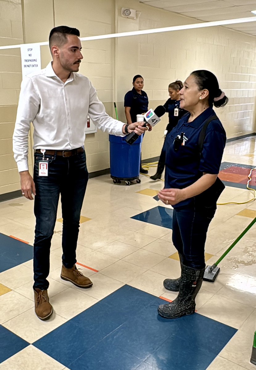BIG CONGRATS to our Ott-some custodial crew for being featured on <a href="/UnivisionSATX/">Univision 41 San Antonio</a>!👏🏼 Their Ott-standing work in preparation for back to school was highlighted along with their phenomenal teamwork.🙌🏼 Catch the segment on Univision’s You Tube Channel @ 4:00p.m.🤗 #OttSeason20 #NISD