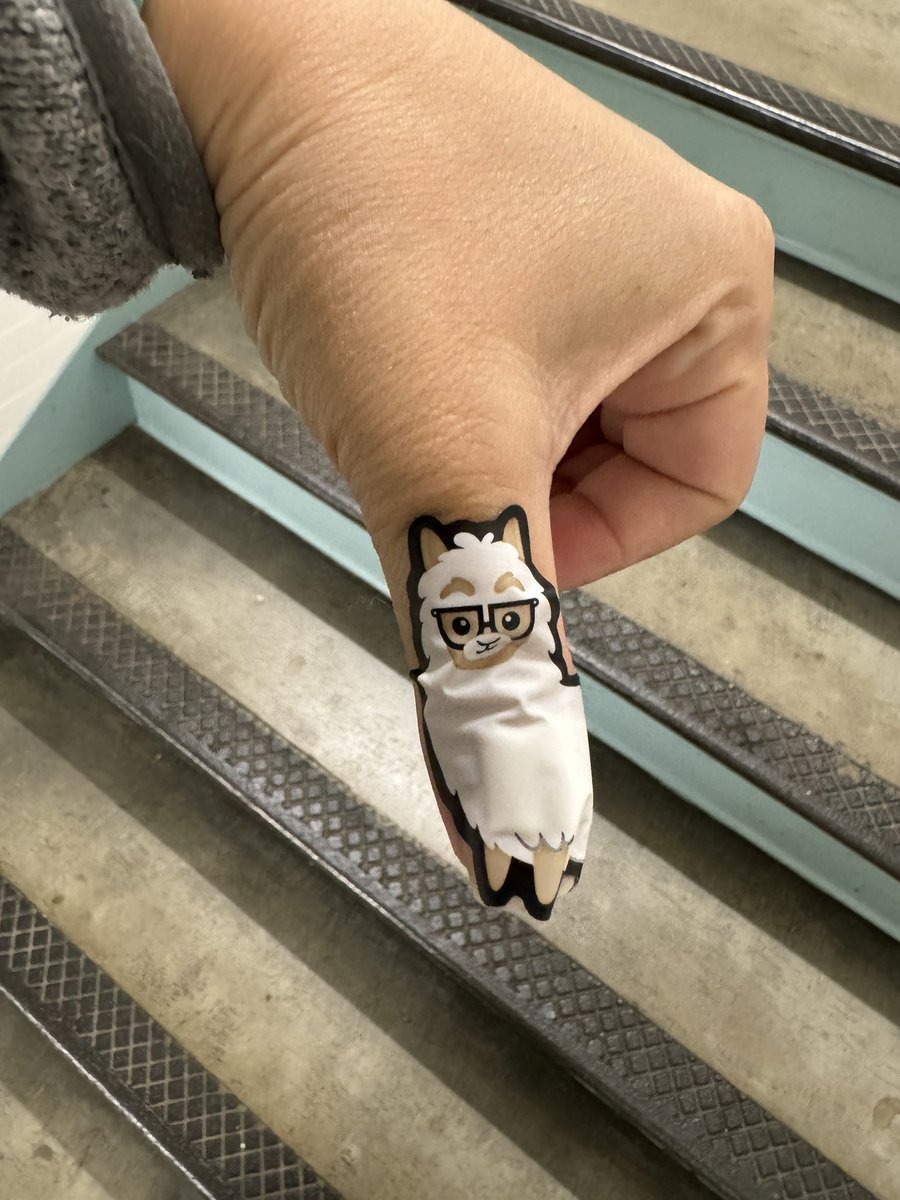 Learning many lessons on pediatrics including llama bandaids: cute and surprisingly impractical #pediatrics