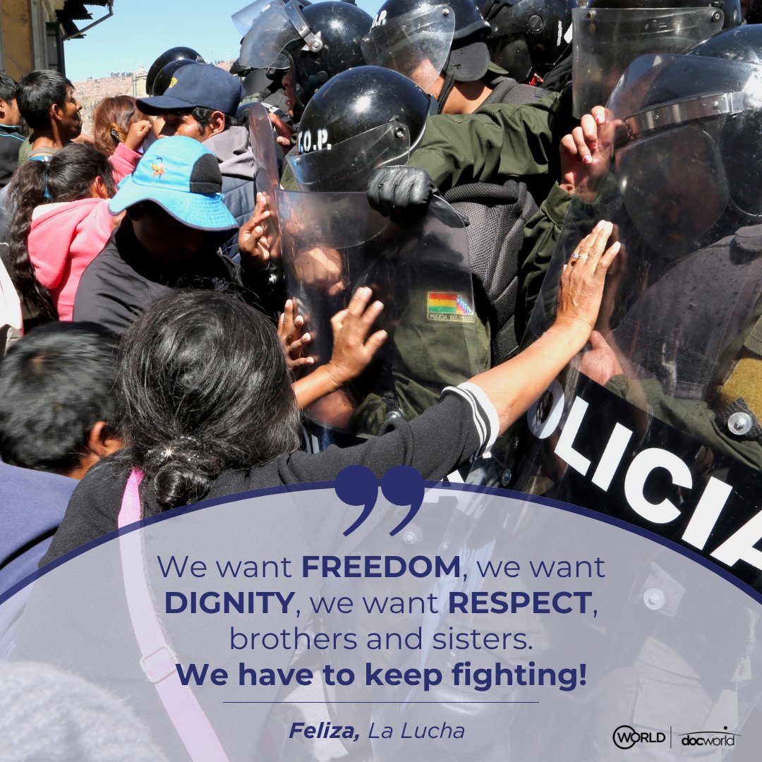 worldchannel's tweet image. For protestors, a chant is a major part of any movement. Watch Bolivian activists with disabilities demand that they be heard by their government on #LaLucha, 7/25 at 8/7c on #DocWorld and YouTube (with ALS and DVS): to.worldchannel.org/DW_LaLucha?utm… 

@TheJaguaress