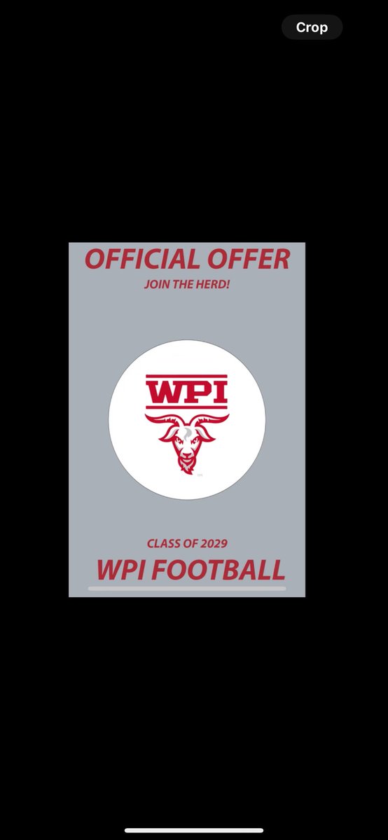 cjriccitelli9's tweet photo. After a great visit at @WPIFootball I’m thankful to receive an offer from @CoachRobFB to play football @ WPI! #QB1 

@CoachMKellyWPI 
@M2_QBacademy @amclaughlinqb https://t.co/qSXPcHGBom