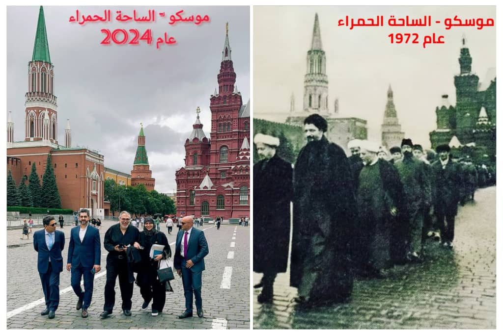 Fadi_Boudaya's tweet photo. 🇱🇧🇷🇺 على خُطى الإمام الصدر..

📸 بعد مرور 52 عاماً على زيارة الامام موسى الصدر إلى الساحة الحمراء في موسكو... أبناء الإمام الصدر ”السيد صدر الدين الصدر والسيدة مليحة الصدر” في الساحة الحمراء في موسكو... https://t.co/FkDSrilvR1