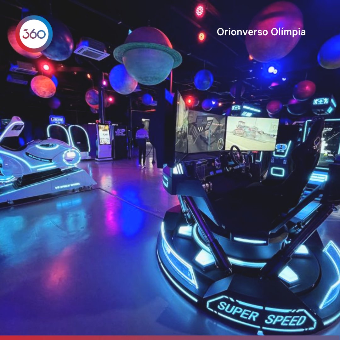 Engenharia360's tweet image. Orionverso Olímpia , em Olímpia, SP, é o primeiro parque de #RealidadeVirtual da América Latina, inaugurado em fevereiro. Com 11 atrações, incluindo simuladores radicais e imersivos, o parque surpreende com suas experiências únicas. Fonte e Imagens: Melhores Destinos