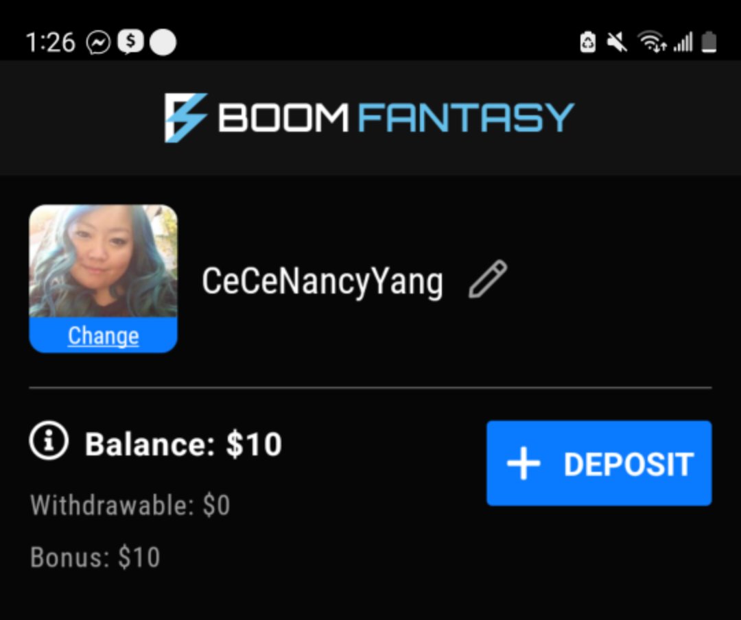 CeCeNancyYang's tweet photo. BOOM FANTASY

Sports betting app.  

Free $10 sign up bonus 

No ID required.  Easy sign up.

https://t.co/65S7yOiWlp https://t.co/dgZbAUKjBB