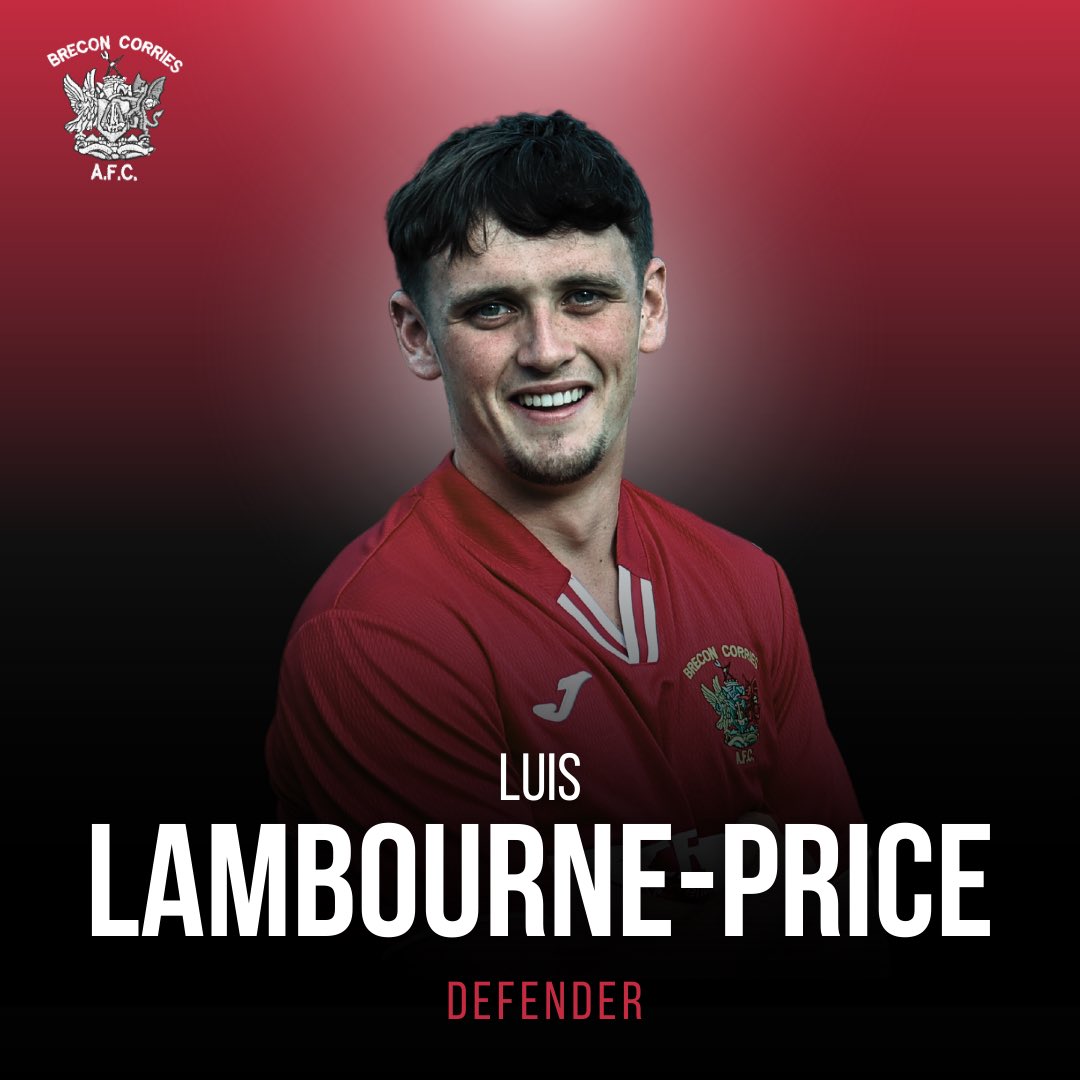 BreconCorriesFC's tweet photo. 🚨 𝐍𝐞𝐰 𝐒𝐢𝐠𝐧𝐢𝐧𝐠 🚨

𝐋𝐮𝐢𝐬 𝐋𝐚𝐦𝐛𝐨𝐮𝐫𝐧𝐞-𝐏𝐫𝐢𝐜𝐞

We welcome Luis back to the Rich Field after spells with Merthyr Town and Cwmbran Celtic. A talented player that will drive us forward.

Luis is available to sponsor for the 24/25 season. https://t.co/EfxISNyqzP