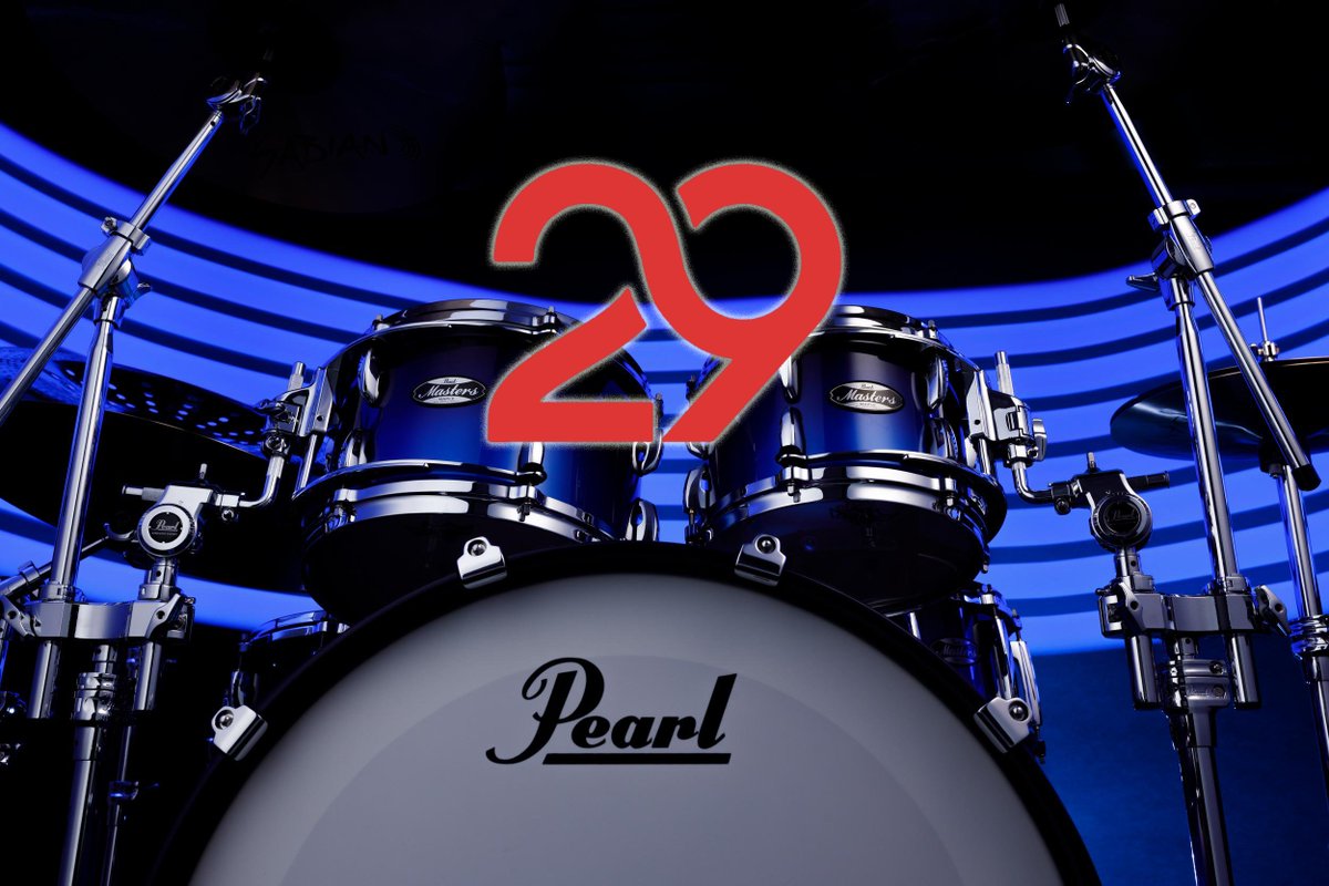 derek_wolfford's tweet photo. I was out doing the performing part and didn’t have the opportunity to celebrate the business part of my life this past weekend. I’m absolutely thrilled to celebrate Season 29 of being a part of the Best Reason To Play Drums... @PearlDrumCorp🥁🎂 https://t.co/PNp6MtyjNi