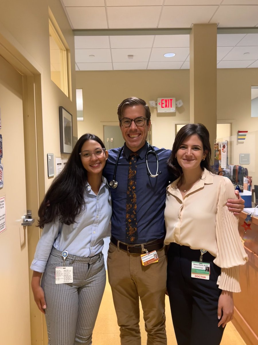 Our first year fellows Drs. Jimenez, Kensey, and Deeb at the Chapman clinic this morning 🩺
Looking forward to a great year with this team!
