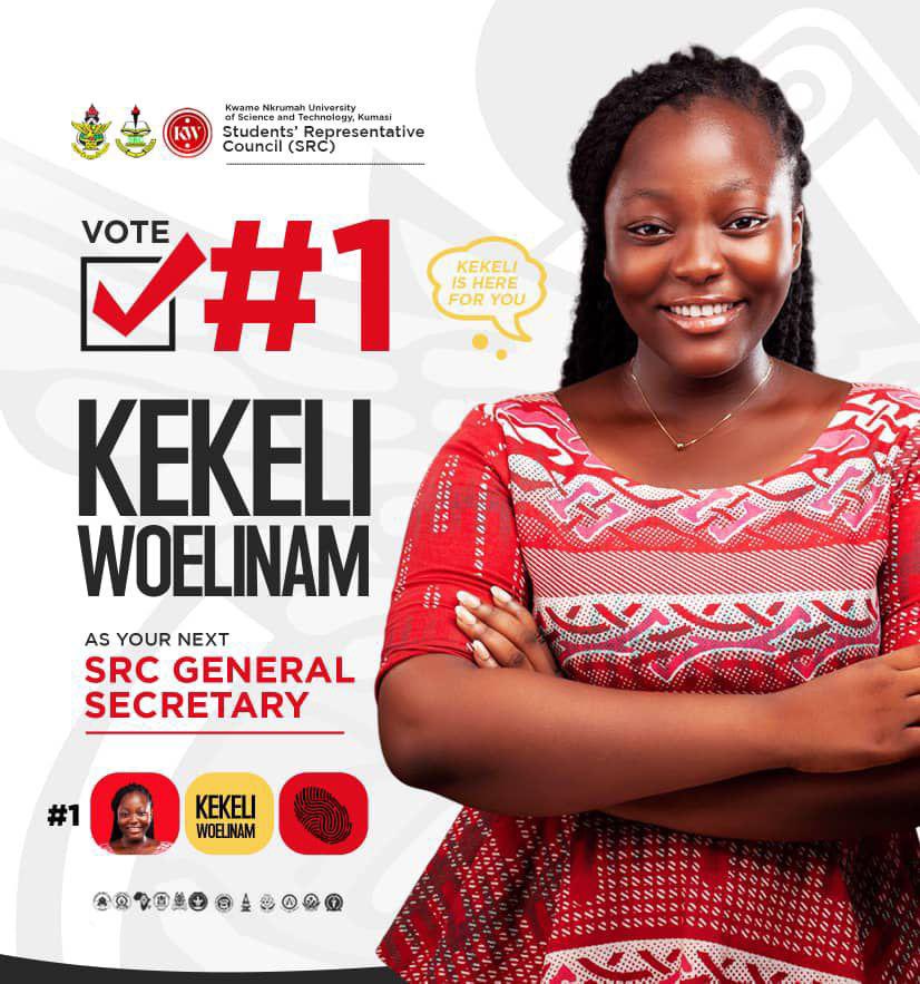 citizens_queens's tweet photo. With great delight, we deem Kekeli Woelinam as the most viable candidate amidst others contesting for this year’s SRC general secretary portfolio. Her passion for leadership sets her second to none. Thus, we stand with her and solicit for a collective support to grant her victory https://t.co/vDdEfEQvj0