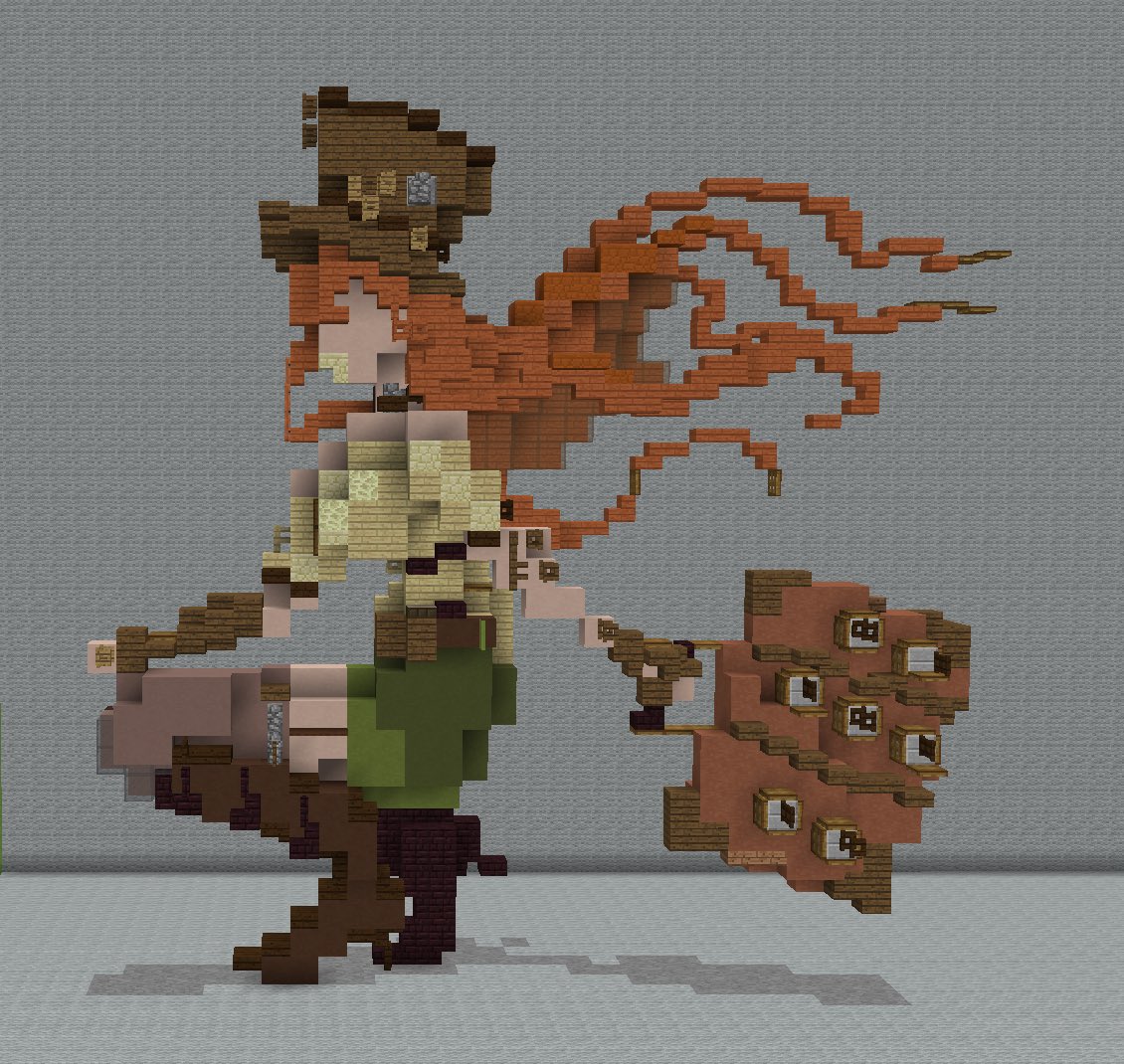 Steampunk girl in 1.8.9 !!

#minecraft建築コミュ #Minecraftbuilds #Minecraft #マイクラ #minecraft建築 #minecraftart