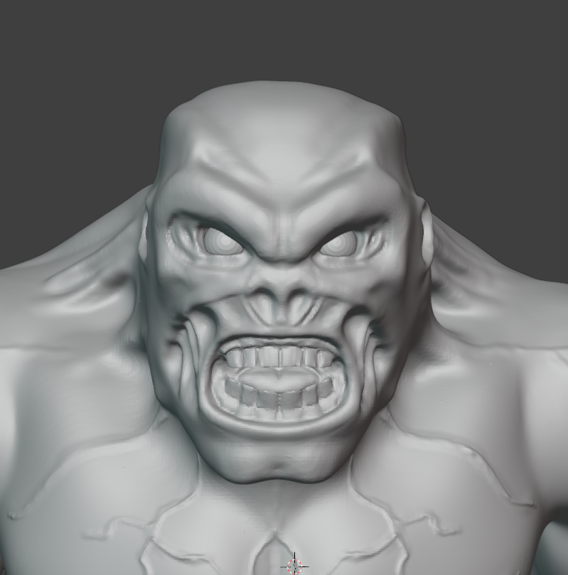 I'm learning a heck of a lot on Blender lately and wonder if I've challenged myself a bit TOO far with my latest effort... a Super Mutant Overlord from the #Fallout  game series!! 👀

#RobloxDev #Blender #3dmodeling