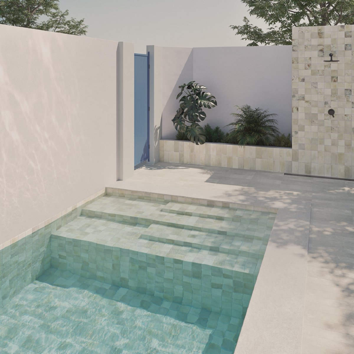 BigmatFontecha's tweet image. Sumérgete en la belleza de los espacios acuáticos con la colección AQUA de #WOWDesign 💦🛟
Añade un toque de calma y elegancia con estos diseños que evocan la esencia del mar 🌊 con una paleta de colores y superficies antideslizantes perfectas para tus zonas de piscina 🥰