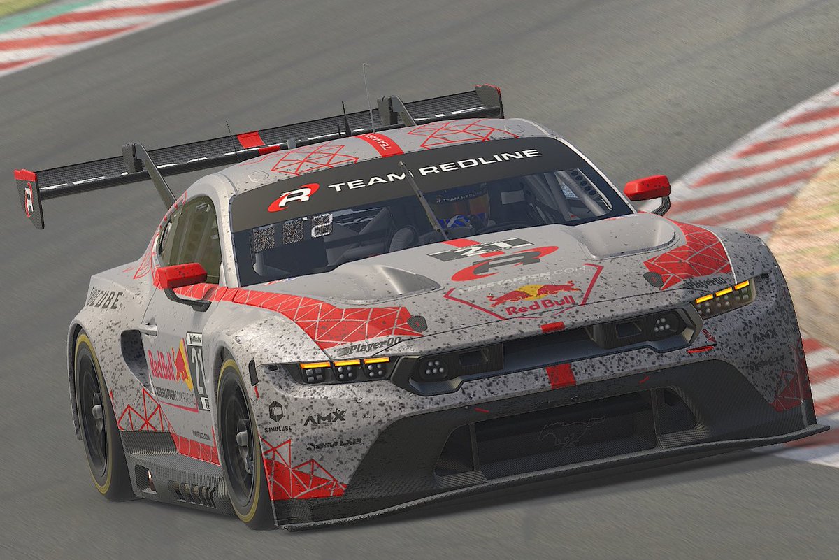 ✅ Spa 24h - P1 and P2 for <a href="/teamredlinesim/">Team Redline</a>
We qualified 1 and 2 with our car #21 doing the Pole with <a href="/JoshThompson49/">Josh Thompson</a> flying out there!
I had a ton of fun driving in tricky conditions, doing more than 5 hours of driving straight.

P1 #20 and P2 #21 💪

Thanks team <a href="/TeamRedlineSim/">Team Redline</a>