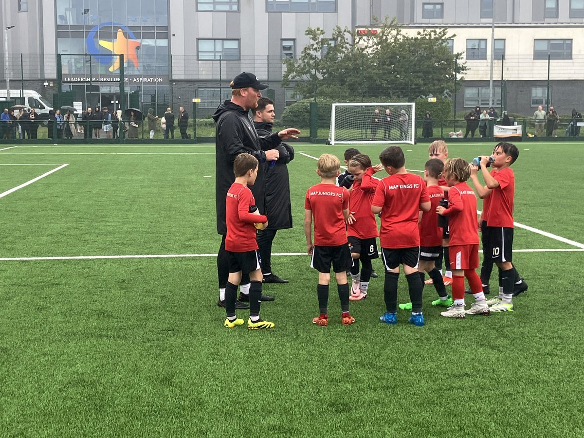 mapfootball's tweet photo. Great game of football this evening on the MAP  3G as pre season hots up . Our new look MAP 9s were presented with their new playing kits before taking on MAP Juniors 8s . Well done both teams ! ⚽️🩵 https://t.co/P8VuIvLcHr