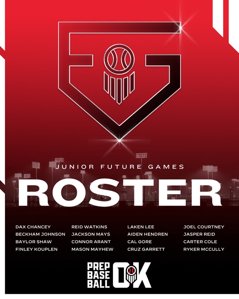 TEAM OKLAHOMA JUNIOR FUTURE GAMES 

Ahead of this week's #PBJFG24 we release the roster with talented 2028's and a 2029 from all across the state and the schedule throughout the week 👇

🔗: loom.ly/EMKvn08