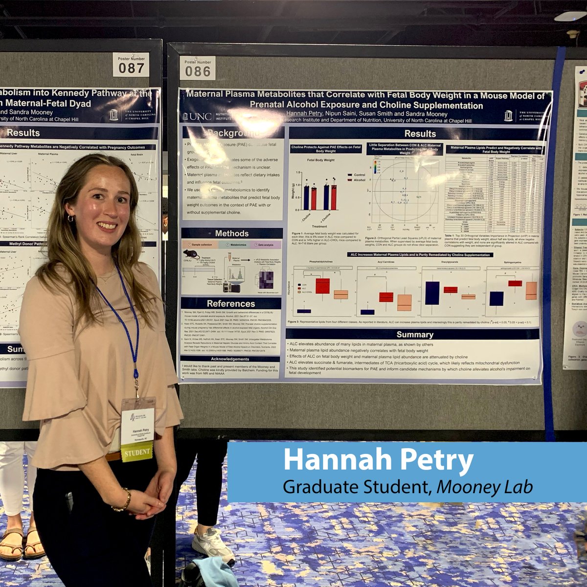 Hannah Petry, a third-year doctoral student at the UNC Nutrition Research Institute, was recently awarded one of only eight prestigious travel awards. 
Read more at: uncnri.org/news
#research #FASD #fetalalcohol #UNC #UNCNRI