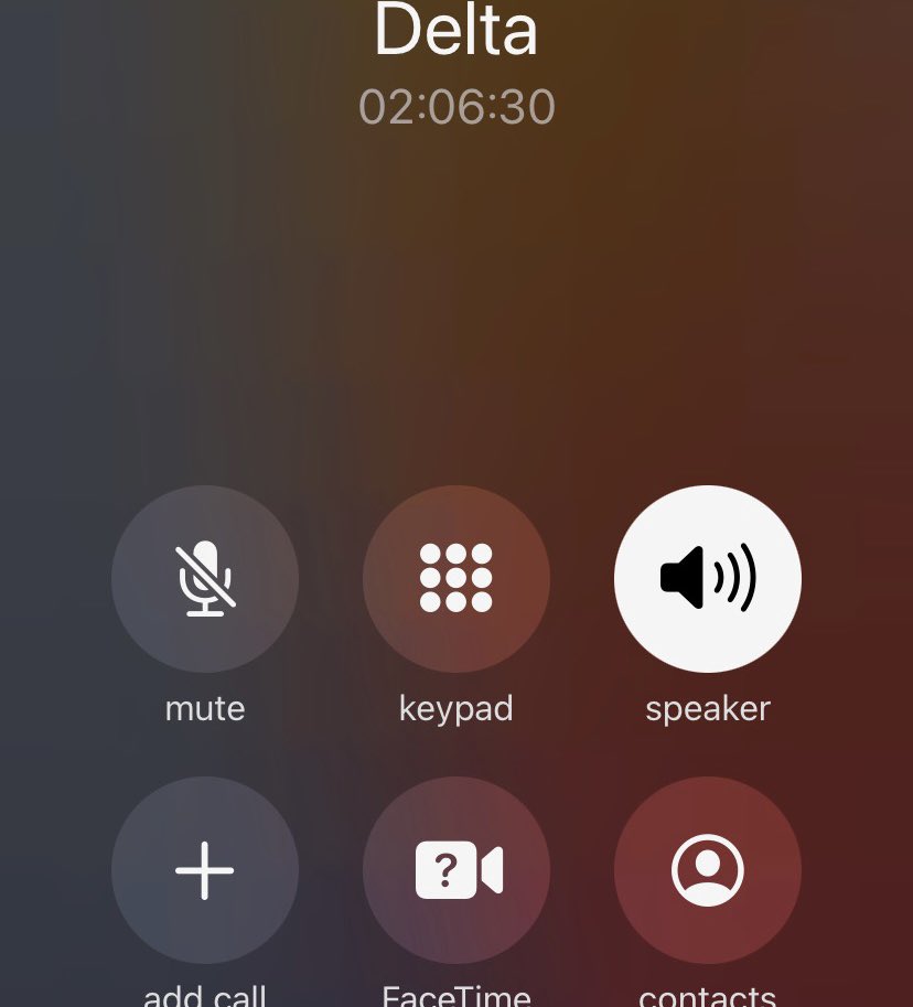 Hi <a href="/Delta/">Delta</a> I’ve been on hold for 2+ hours. I promise to take a customer service survey if someone picks up