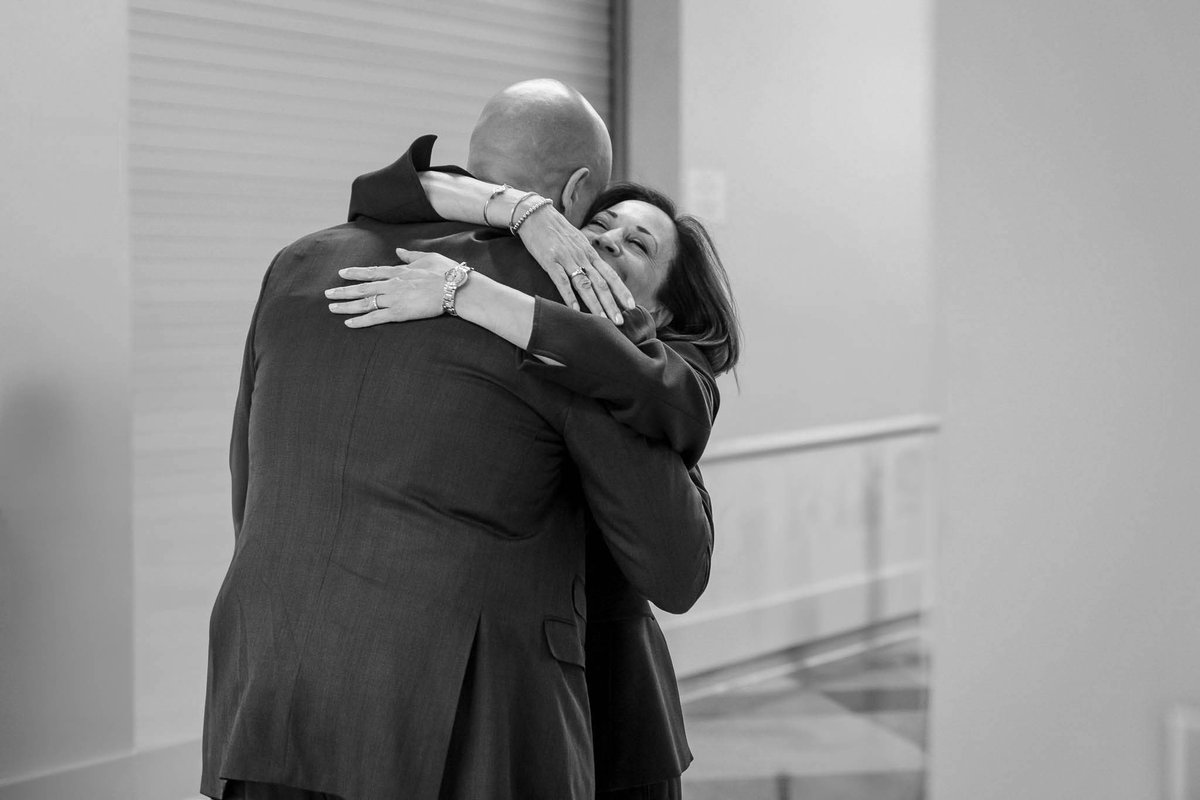 For the last decade, I’ve had the privilege of calling Kamala Harris a friend, a Senate colleague, my Vice President — my sister. I cannot wait to do everything I can to help her make history, and call her Madam President.