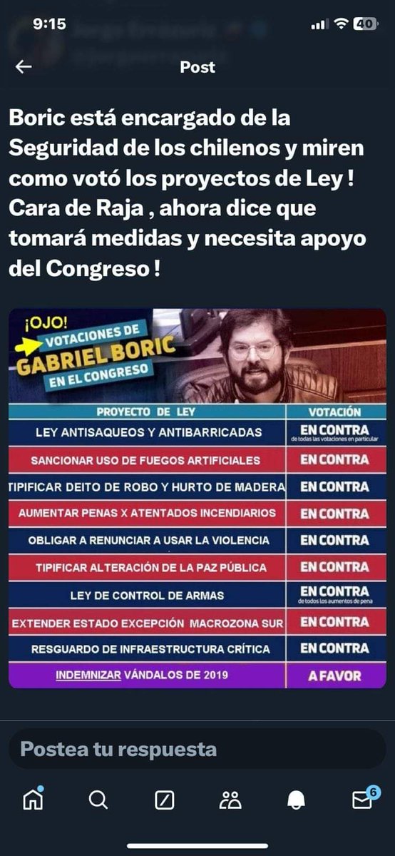 manuelvalpo's tweet photo. Él ahora pide ayuda para votar seguridad🤡🤡
#BoricMerluzo
#BoricMiente
#BoricNoSeLaPuede https://t.co/umKHa9ejQL