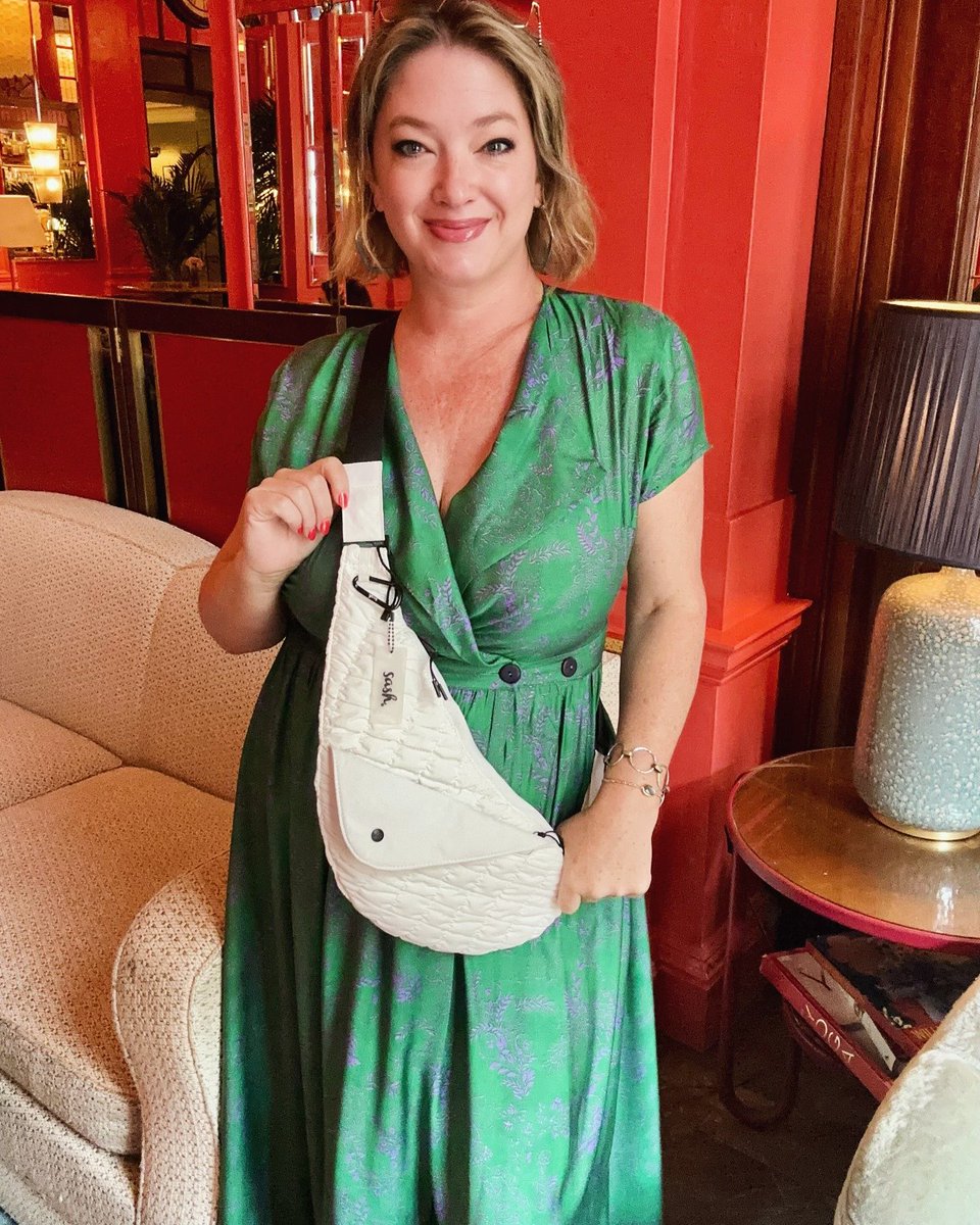 Heading out sightseeing in London! Which Sash Bag would YOU choose? The Amber Leather Fringe, the Espresso Leather Half Sash, or the White Quilted Nylon Half Sash (launching on Tuesday)??