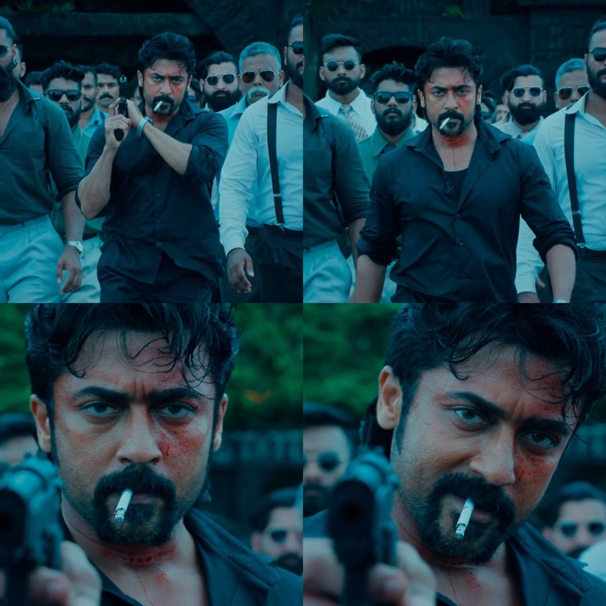 RockybhaiOffcl's tweet photo. Bro literally said first look ah paathu kalaichavanga lam line la nillungada !!

@karthiksubbaraj cooked.... Devilish Look🥵🔥

#Suriya44 https://t.co/M3bzHzu0zq