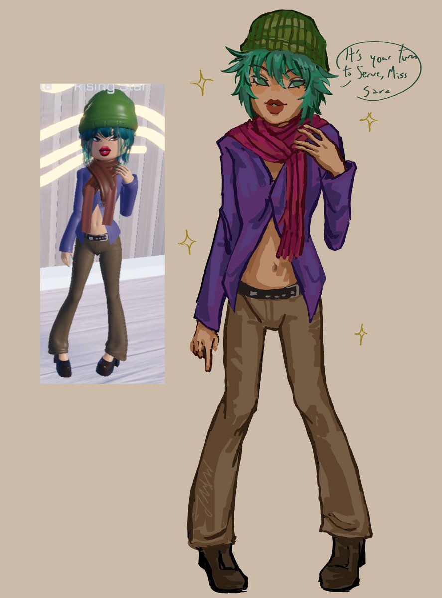 drawing shin with a different job everyday until the final part comes out                   
day 118: dress to impressing
what if the death game was instead called the serve game and they all served instead of died
#yttd