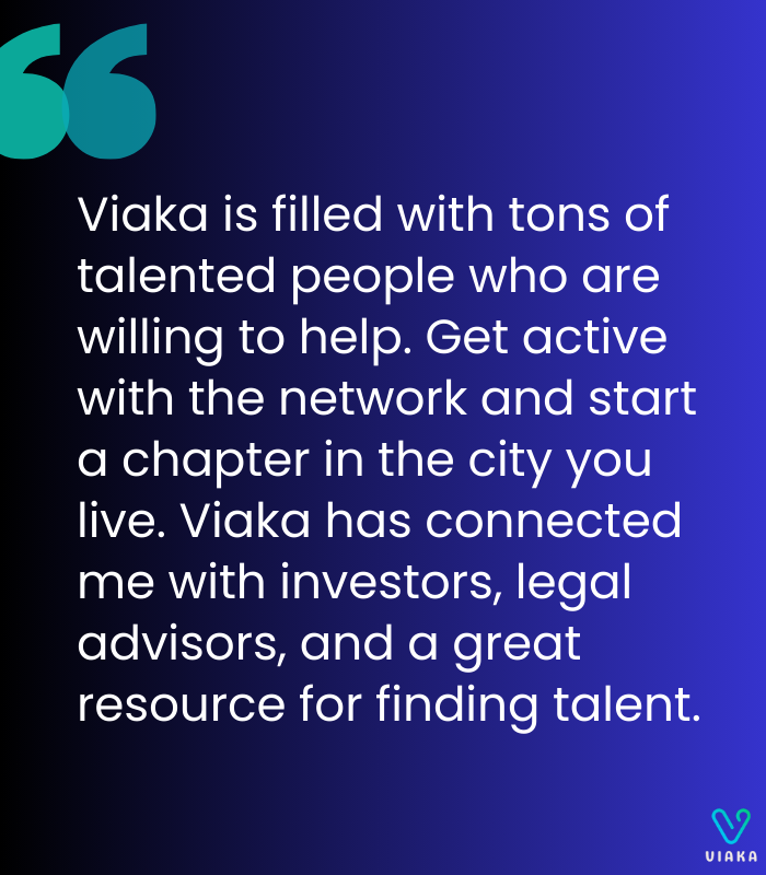 Viaka16's tweet photo. Meet Ahmad, CEO & co-founder of @MeetAudo and #ViakaNetworkSpotlight of the week! Learn about his journey & vision for democratizing career success and more in our newsletter below #Viaka #CareerTech #jobsearch https://t.co/RXXqeSNghR