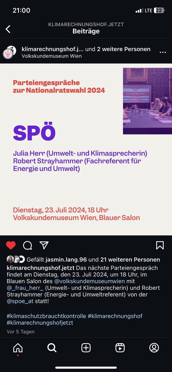 Von Realfiktion zu Realpolitik: Was wäre, wenn ein #Klimarechnungshof Tril des Wahlprogramms für den Nationalrat wär? Dazu morgen, 23.7.24 um 18 Uhr @Volkskundemuse ein öffentliches Parteiengespräch mit <a href="/SPOE_at/">SPÖ</a> + <a href="/klima_vb/">Zukunftsallianz (by Klimavolksbegehren)</a>