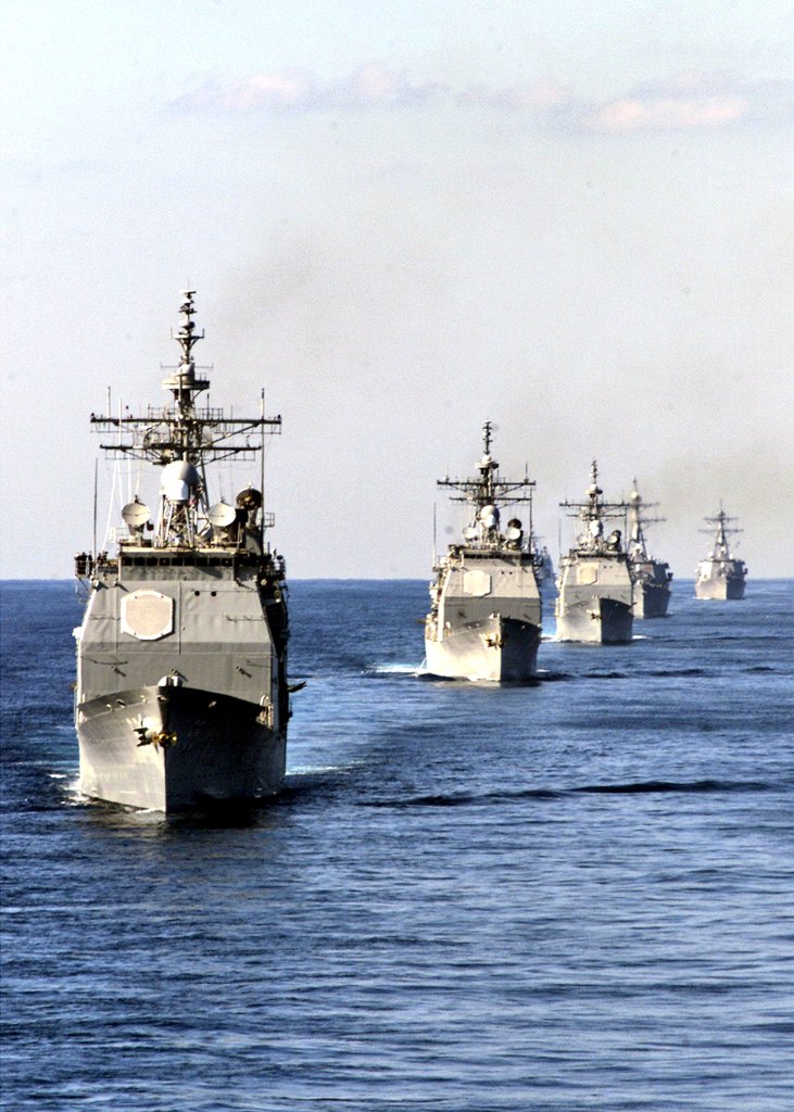 FlMichele69's tweet photo. Cruisers and Destroyers
#USSVicksburg CG69
#USSAnzio CG68
#USSCapeStGeorge CG71
#USSHueCity CG66
Ticonderoga Class
#USSTheSullivans DDG68
#USSCarney DDG64
Arleigh Burke Class
📷 6 February 2001 off the coast of Florida
@USNavy 🇺🇸 https://t.co/GWBr5KERlv