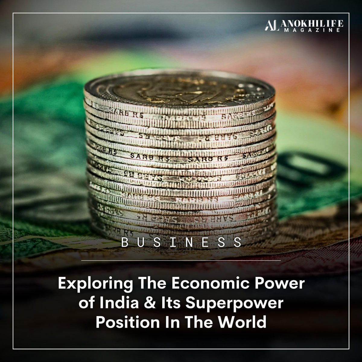 AnokhiLifestyle's tweet photo. Exploring The Economic Power of India & Its Superpower Position in the World
✍️ @tusharunadkat
(Features Editor — Business)
—
🔴FULL STORY: https://t.co/PKMjn5fP4u
—
#economicpower #globalsuperpower #indiaeconomy #digitalindia #futureofindia #anokhilife #anokhimagazine #desi https://t.co/NdJCYRB1iE