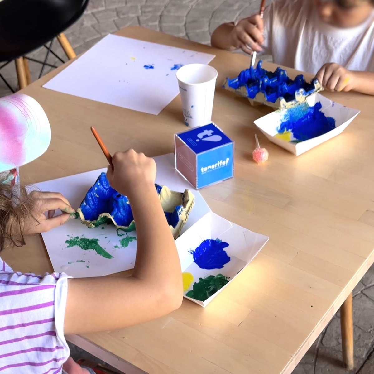 CITGuimar's tweet photo. ¡Hoy, lunes 22 de julio, ha sido un día de aventuras creativas con el centro Infantil "Dando Brincos"! 🚀 Como parte del proyecto del CIT de Güímar con Turismo de Tenerife - Despista Emociones, los/as peques construyeron barcos con cartón de huevos. 🌟#TenerifeDespiertaEmociones https://t.co/pLmqBNXugB