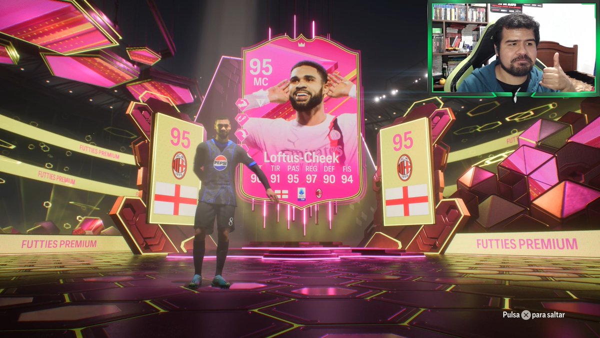 Samurray97's tweet image. Hay cartas que tienen mejor pinta in game de lo que parece, Loftus Cheek 95 es una de ellas youtu.be/cfUEUMbtp5M