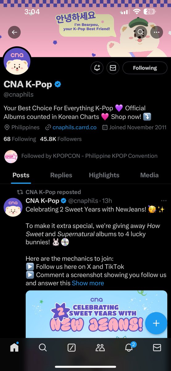 WaigyC22's tweet photo. @cnaphils OMG my Bias is no other than HANNI 🐰, and my Bias Wrecker is Minji 🐻. #CNABearpeuGives #2YearsStillNewJeans https://t.co/eEKN3YvJ7h