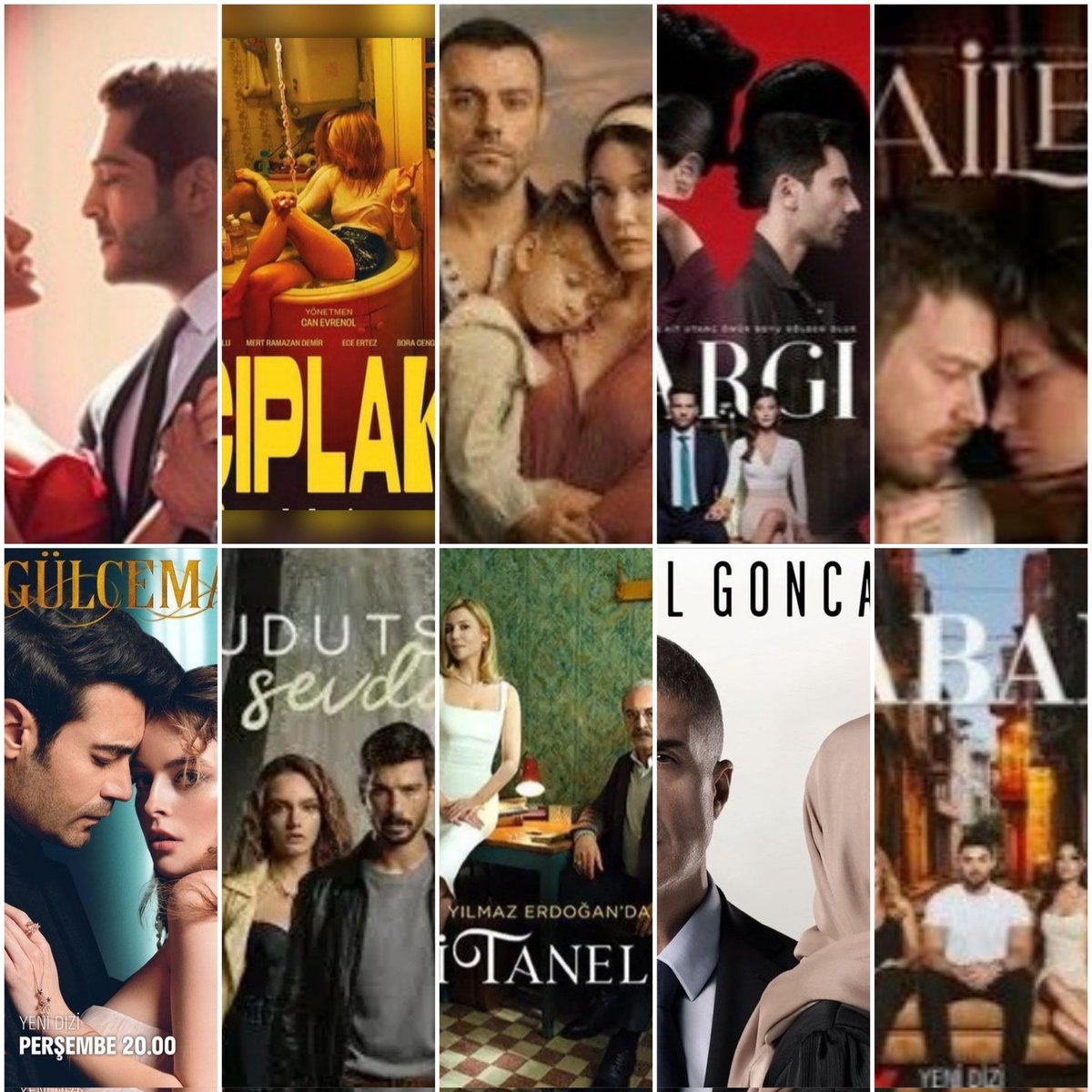 vientosturcos1's tweet photo. Historias que ya culminaron su viaje y otras que regresan para el disfrute de todos por Membresía. 

#BAMBASKABIRI 
#ÇIPLAK
#DILEKTAŞI 
#GULCEMAL
#AILE
#YARGI 

#HUDUTSUZSEVDA
#INCITANELERI
#KIZILGONCALAR 
#YABANI https://t.co/pBlAMVxT0D