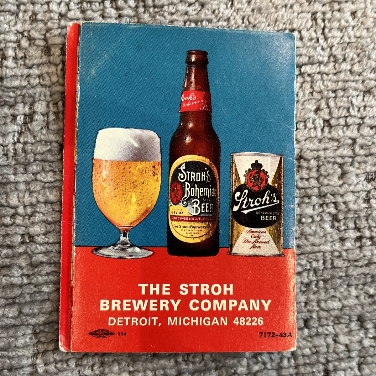 Found this rare Red Wings pocket sked in my latest Goodwill pallet.