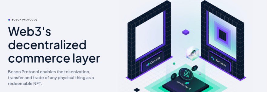 Commodities

Boson Protocol $BOSON

$Boson Protocol tokenizes real-world commodities, enabling seamless trading of physical goods as digital assets.

Converts physical goods into digital tokens for easy and secure trading.
Creates a blockchain-based market for trading goods,