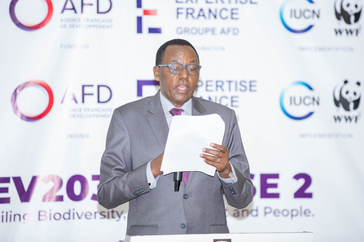 IucnE's tweet photo. We are delighted to share the launch of #BIODEV2030 Phase 2 in Kenya, held today in Naivasha. Keynote speakers included Mathieu Ecoiffier from the French Embassy and Innocent Kabenga from IUCN.  1/3🌍 https://t.co/MYEABQXNWy