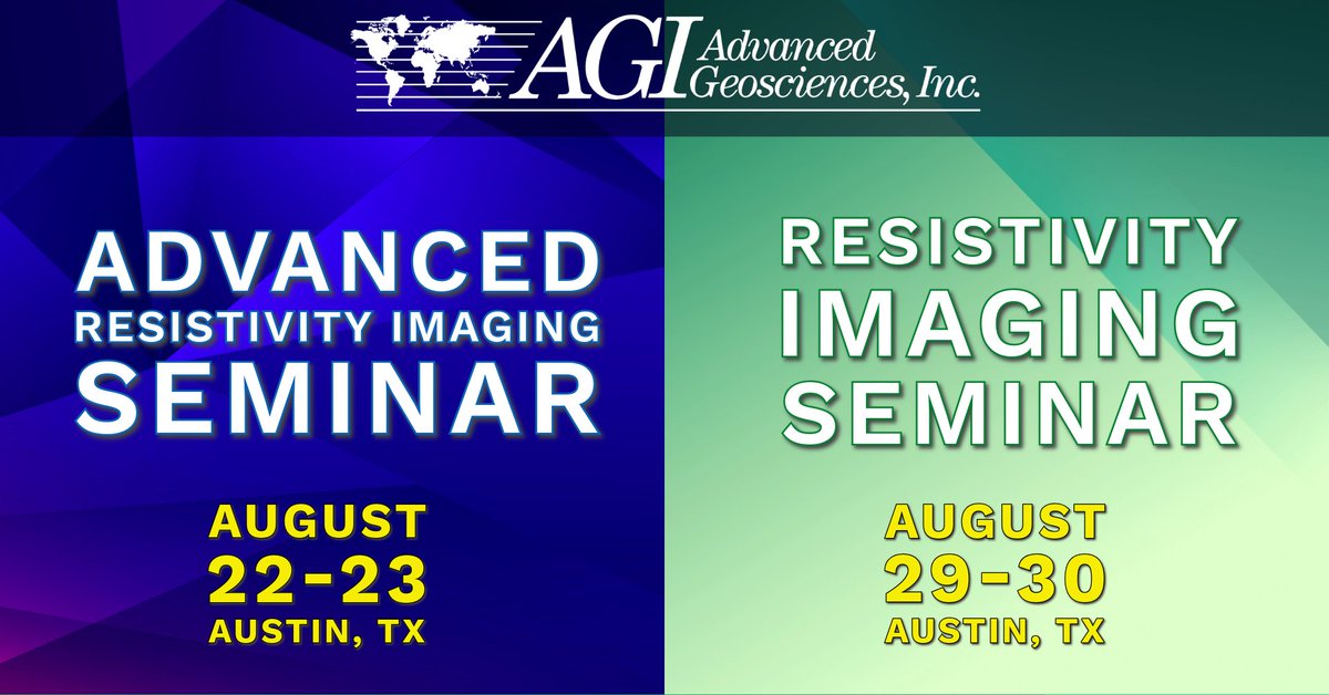 💻 Advanced: For experienced SuperSting™ users to better understand data interpretation. Register: hubs.ly/Q02Hvs7_0 

👐 Standard: For beginner users that need hands-on SuperSting™ training. Register: hubs.ly/Q02Hvgcg0  

#geoscience #geophysics #resistivity