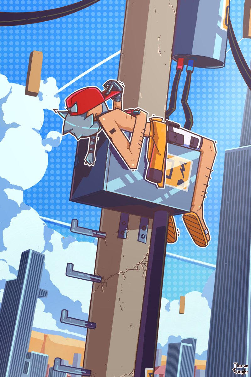 A beautiful day for a vagabond to relax