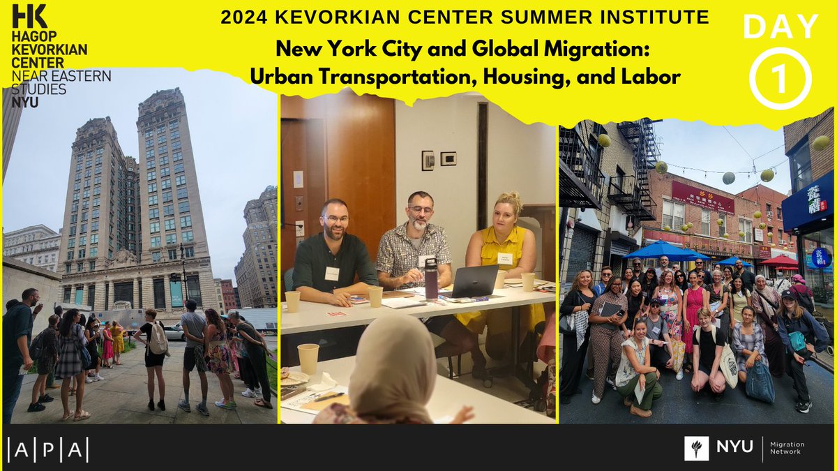 nyukevo's tweet photo. Today, July 22, '24, we kicked off our K-12 Summer Institute! We started by exploring global migration themes in the classroom &amp; in the city.

Highlights: @bigoniontours, “Immigrant NY” walking tour &amp; a talk on “Home, Work, and Getting Places” by Jared McCormick &amp; Tyson Patros. https://t.co/d4UNnagozu