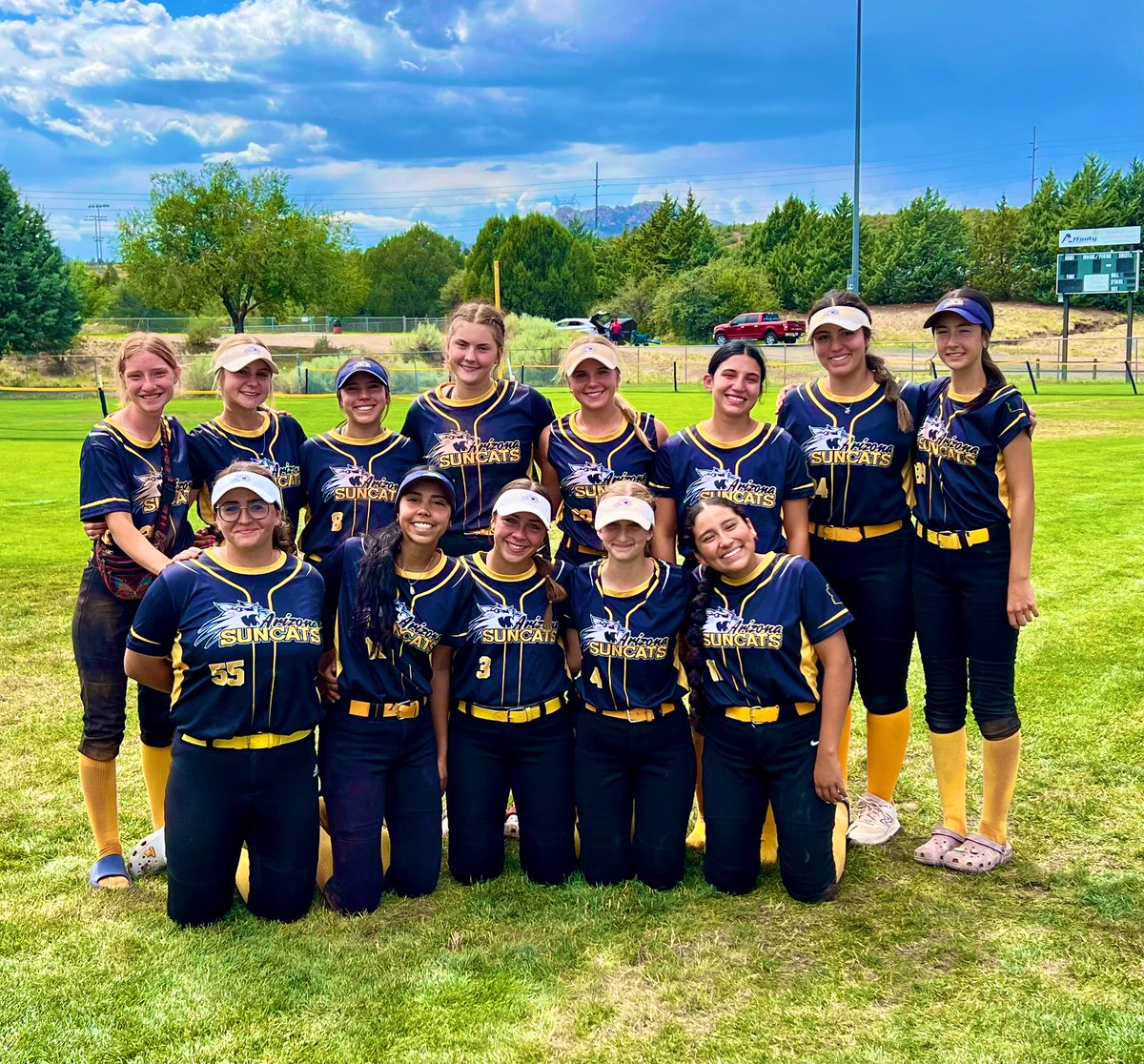 arizonasuncats's tweet photo. Our 18s at the Alliance Regionals. They did well, finishing just shy of the semis playing in 8 games. Bittersweet as we say goodbye to our 24s. Thank you for being great teammates &amp; for letting us be a part of your softball journey. You will be missed. Much love to you all! https://t.co/GbWEYFJnPB