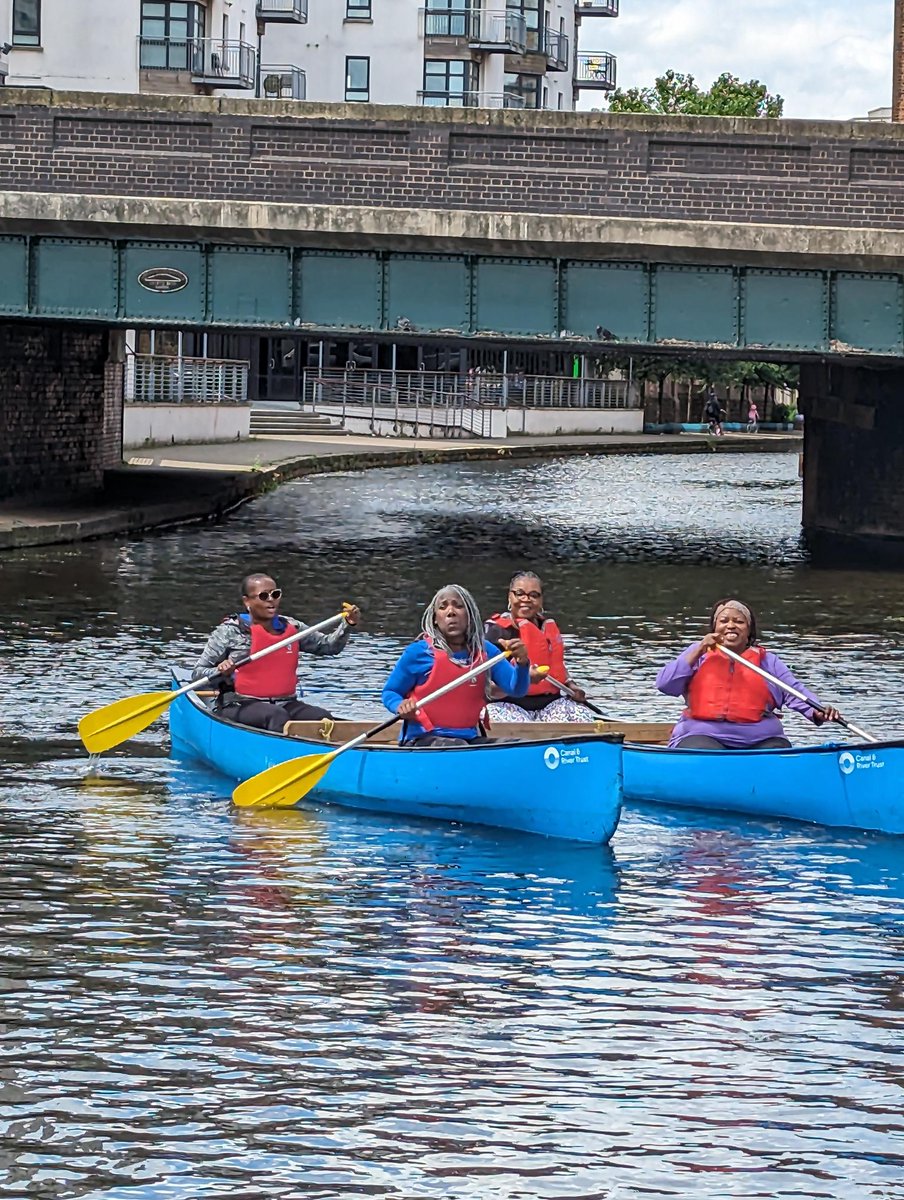 Today, we visited the 'Swim Sista Swim' programme with <a href="/canalrivertrust/">Canal & River Trust</a> and caught up with them about how they to help bust myths around Black women getting active in blue spaces. #LetsGetOutThere