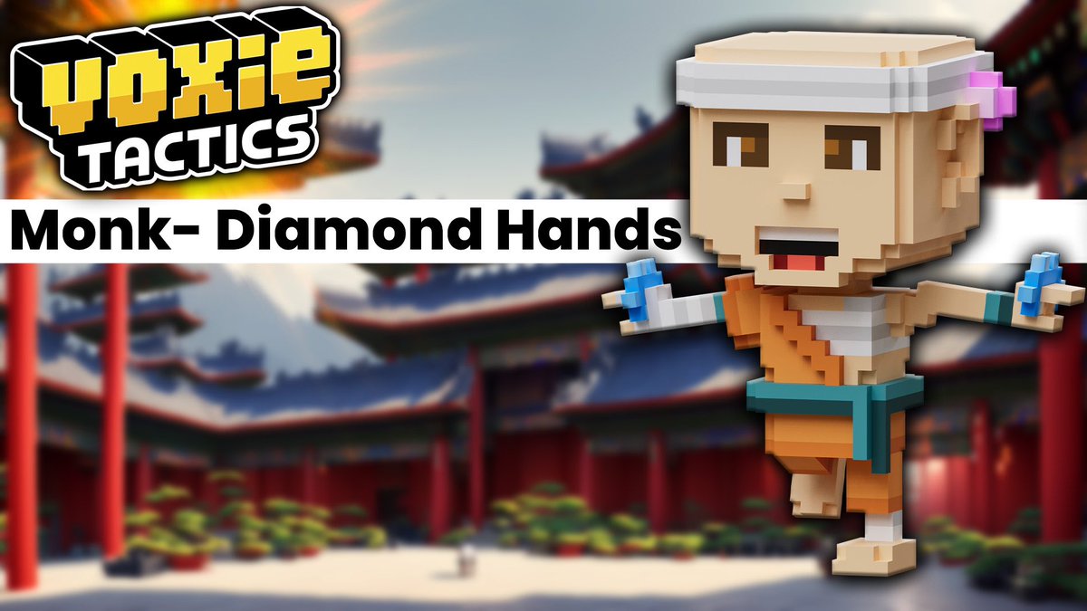𝗩𝗼𝘅𝗶𝗲 𝗕𝗮𝘁𝘁𝗹𝗲 𝗕𝘆𝘁𝗲𝘀⚔️

Defend Your Team With a Full Turn of Protection from Enemy Blows Using Monk Voxies’ Diamond Hand Ability! 🛡️

Check Out Monk's Protective Power! 👀
youtube.com/watch?v=g_X3PR…